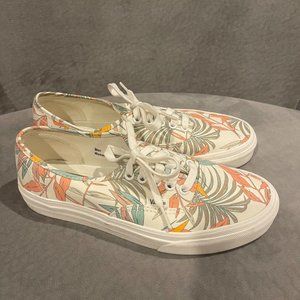 Vans California Floral Authentic Shoes | Size 8.5 (Women's)